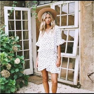 Sabo Skirt Giselle Polka Dot Wrap Dress